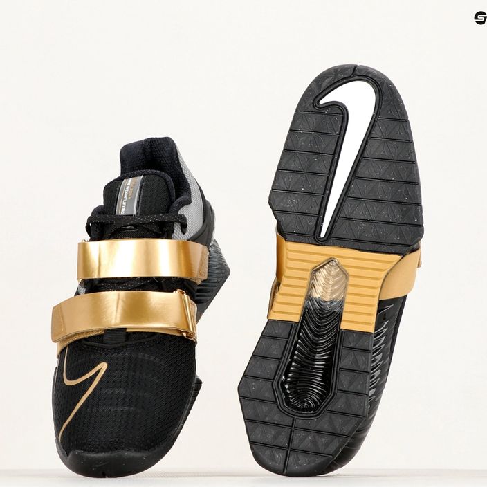 Vzpěračská obuv Nike Romaleos 4 black/metallic gold white 8