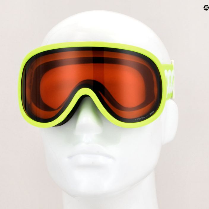 Dětské lyžařské brýle POC POCito Retina fluorescent yellow/green 6