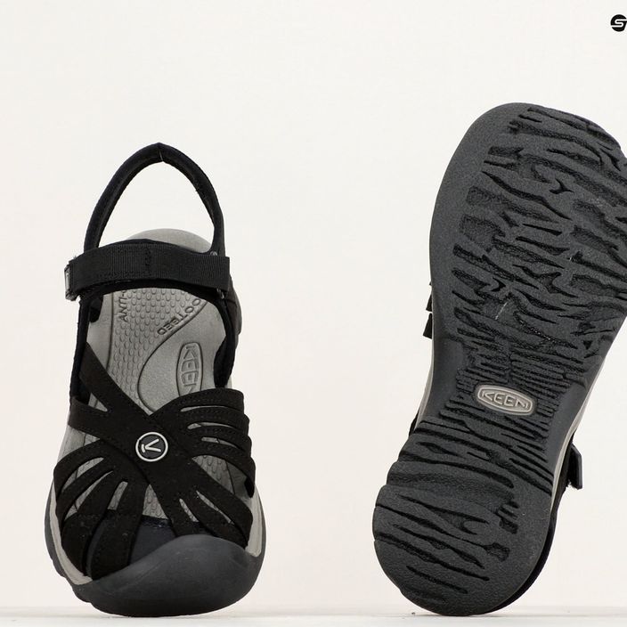 Dámské trekové sandály KEEN Rose black/neutral gray 15