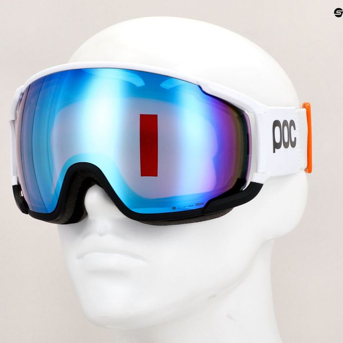 Lyžařské brýle POC Zonula Race hydrogen white/black/partly blue 6