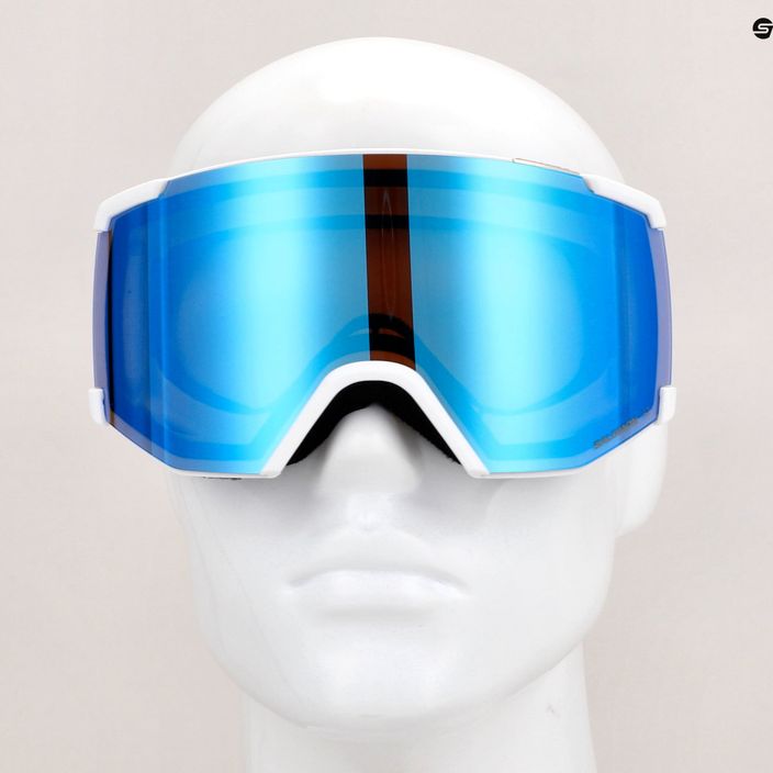 Lyžařské brýle Salomon S/View white/mid blue 3