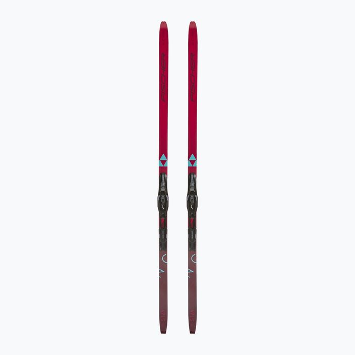 Běžecké lyže Fischer Mystique EF + Control Step-In růžové NP37020
