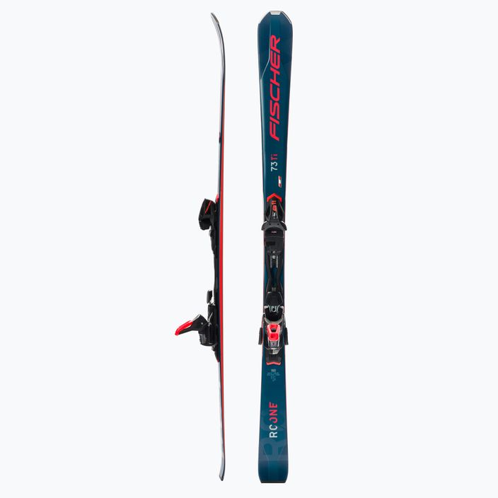 Pánské sjezdové lyže Fischer RC ONE 73 AR tmavě modré + RS 11 PR P09421 2