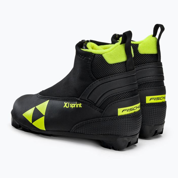 Fischer XJ Sprint dětské boty na běžky černá/žlutá S4082131 4