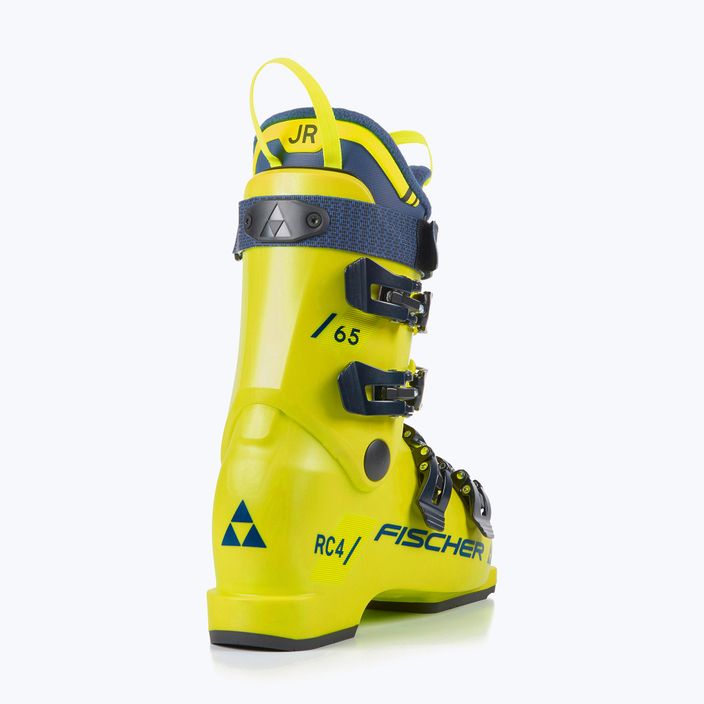 Dětské lyžařské boty Fischer RC4 65 JR žlutá/žlutá 9
