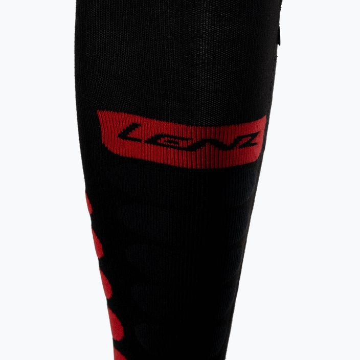 Ponožky LENZ Set Of Heat Sock 5.0 Toe Cap + Lithium Pack RCB černé 1200 5