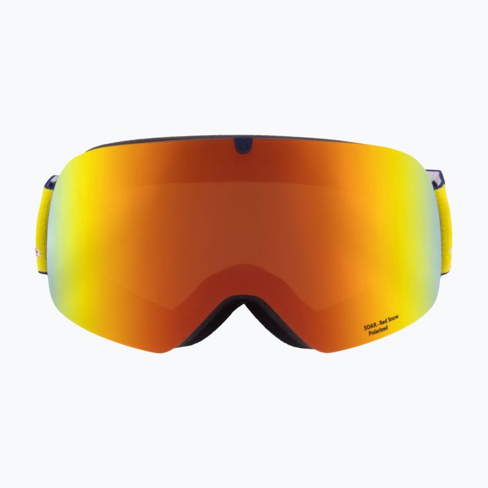 Lyžařské brýle Red Bull SPECT Soar S3 matné tmavě modré/modré/hnědé/červené zrcadlové brýle 2