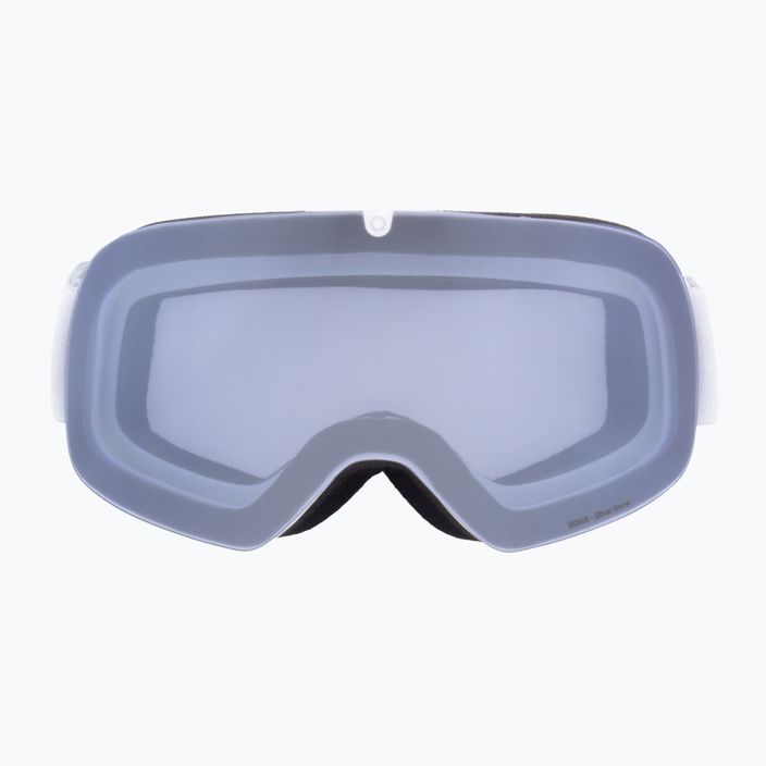 Lyžařské brýle Red Bull SPECT Soar S1 matné bílé/bílé/kouřové/stříbrné zrcadlové brýle 2