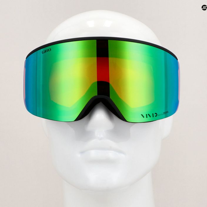 Lyžařské brýle Giro Axis black wordmark/emerald/infrared 11