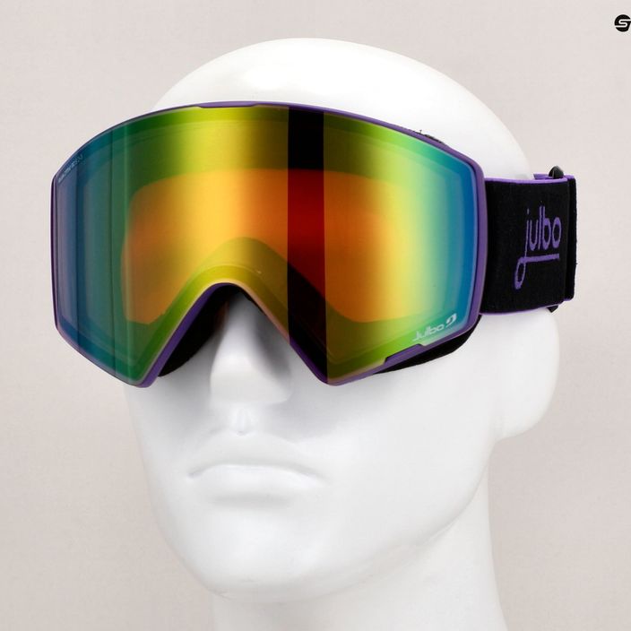 Lyžařské brýle  Julbo Razor Edge Reactiv Glare Control purple/black/flash green 10