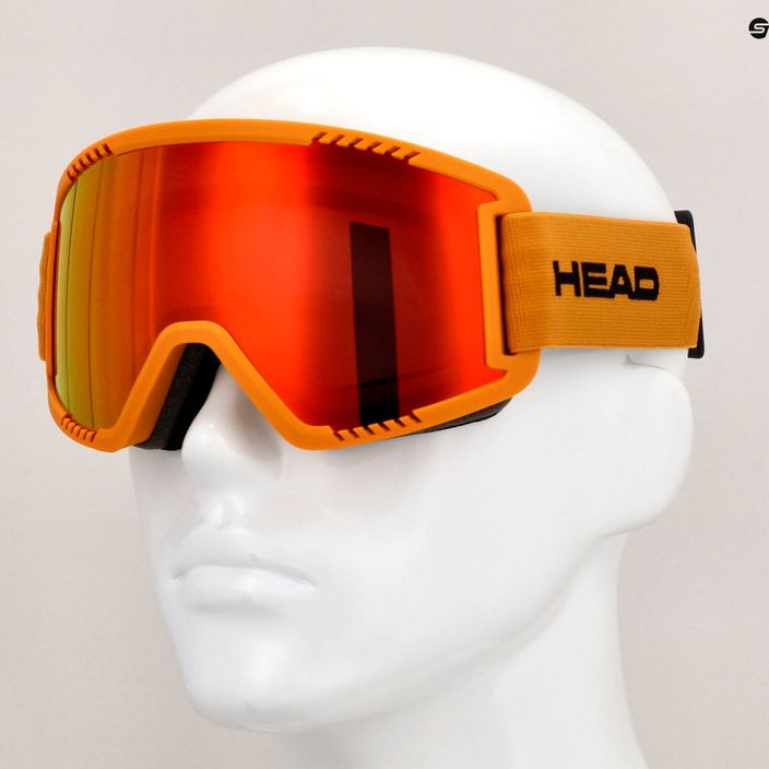 Lyžařské brýle HEAD Contex red/sun 6