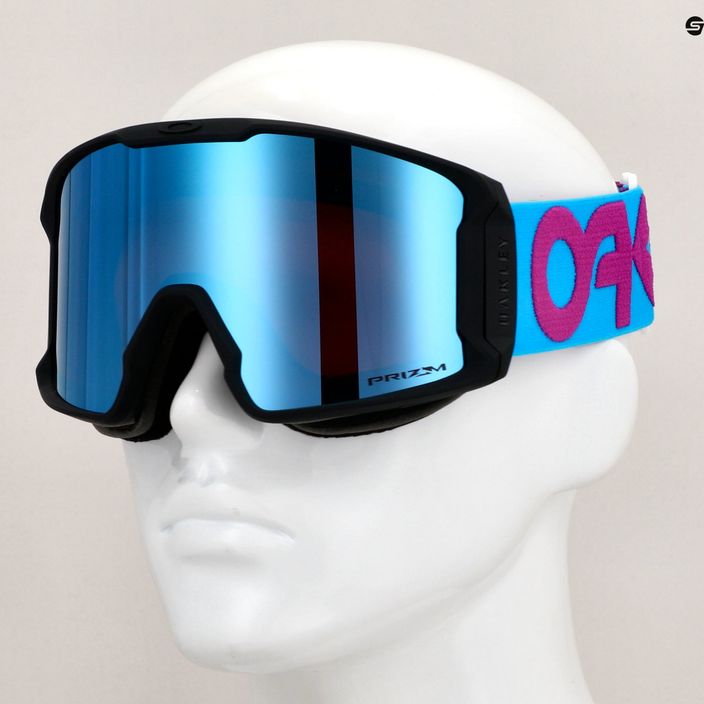 Lyžařské brýle Oakley Line Miner L b1b purple blue/prizm snow sapphire iridium 7