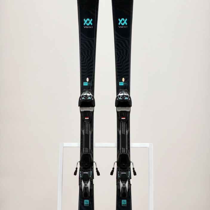 Dámské sjezdové lyže Völkl Flair SC Carbon + vMotion 11 ALU GW black/teal/silver 10