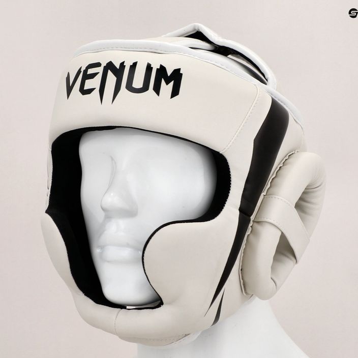 Boxerská helma Venum Elite white/black 6