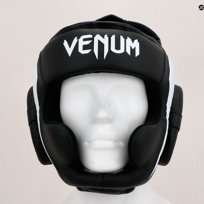 Boxerská helma Venum Elite black/white 6