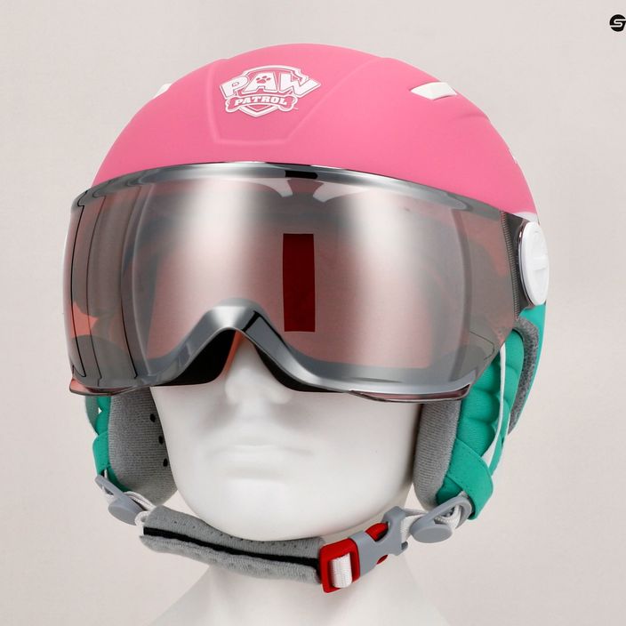 Dětská lyžařská helma HEAD Maja Visor Paw pink 8