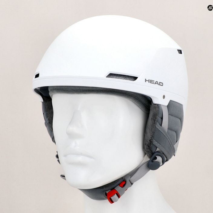 Dámská lyžařská helma HEAD Compact Evo W bílá 8