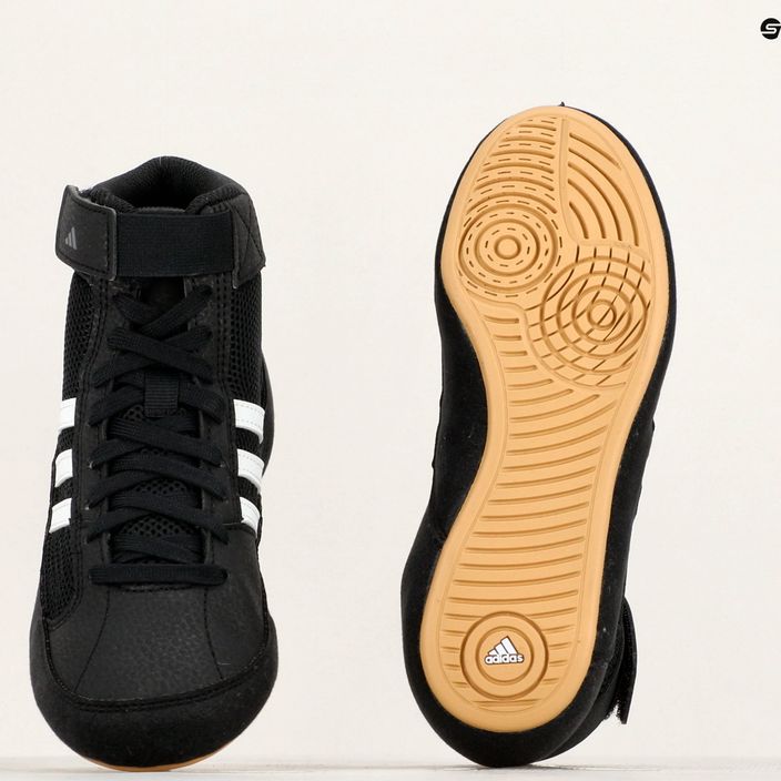 Dětské boxerské boty adidas Havoc black/white 11
