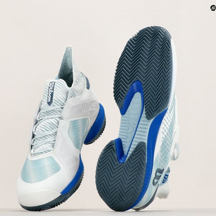 Pánské  tenisové boty  Wilson Kaos Rapide STF Clay white/sterling blue/china blue 10