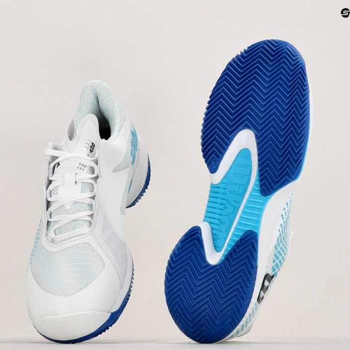Pánské  tenisové boty  Wilson Kaos Swift 1.5 Clay white/blue atoll/lapis blue 8