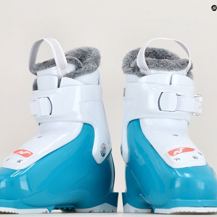 Dětské lyžařské boty Nordica Speedmachine J1 light blue/white/pink 9