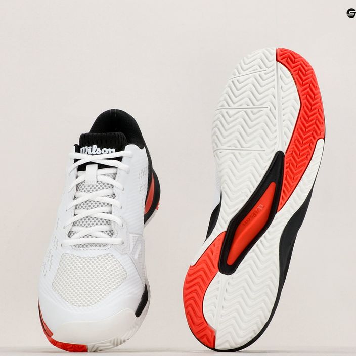 Pánské  tenisové boty  Wilson Rush Pro Ace white/red/poppy red 12