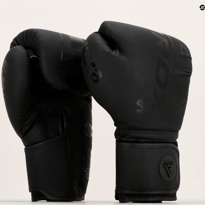 Boxerské rukavice  RDX F6 matte black 7