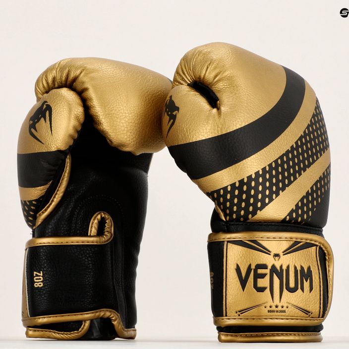 Boxerské rukavice  Venum Lightning Boxing gold/black 6