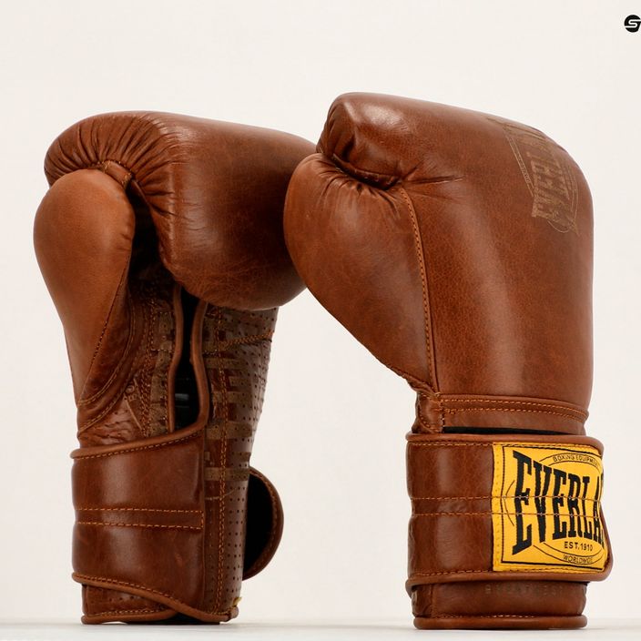 Hnědé boxerské rukavice EVERLAST 1910 Classic Pro EV1910PRO 7
