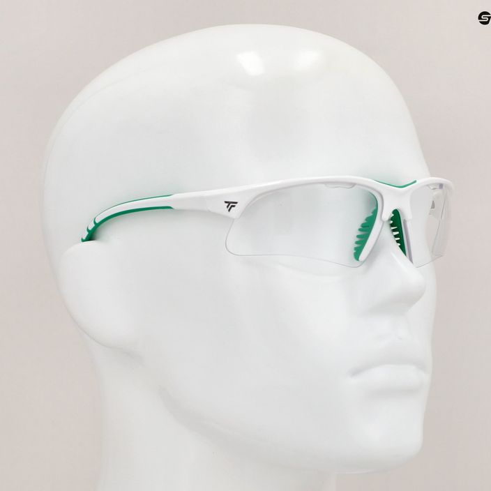 Brýle na squash Tecnifibre bílé/zelené 54SQGLWH21 7