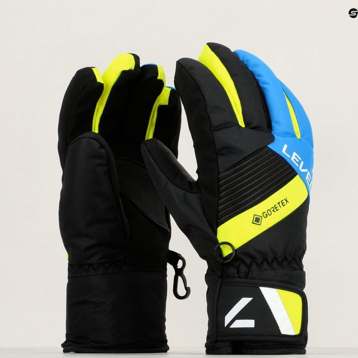 Dětské lyžařské rukavice Level Neo JR Gore-Tex světle modré 8