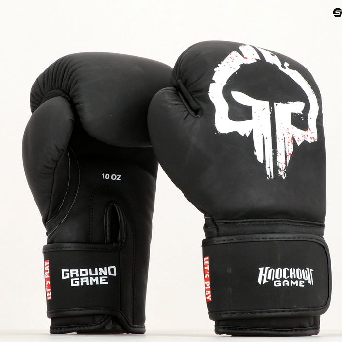 Boxerské rukavice Ground Game Skullz černé 11