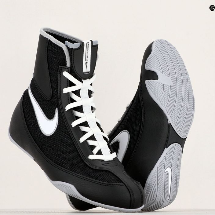 Boxerské boty Nike Machomai 2 black/white wolf grey 9
