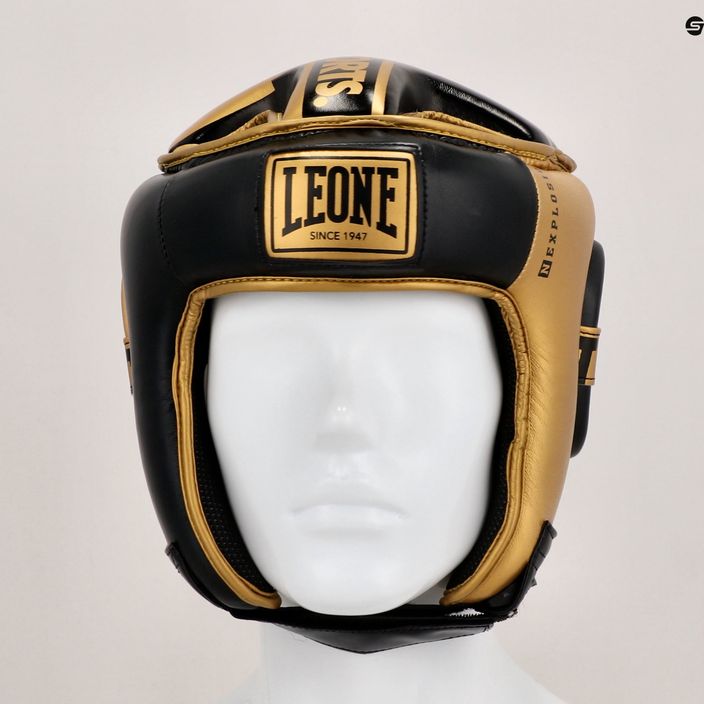 Boxerská helma LEONE 1947 Nexplosion gold 6
