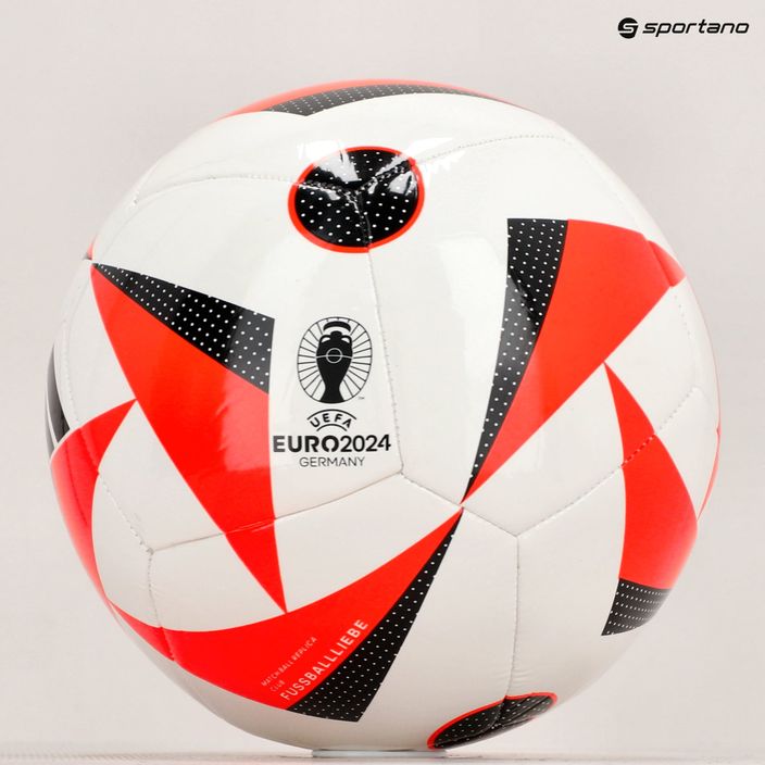 Fotbalový míč  adidas Fussballiebe Club white/solar red/black velikost 4 6