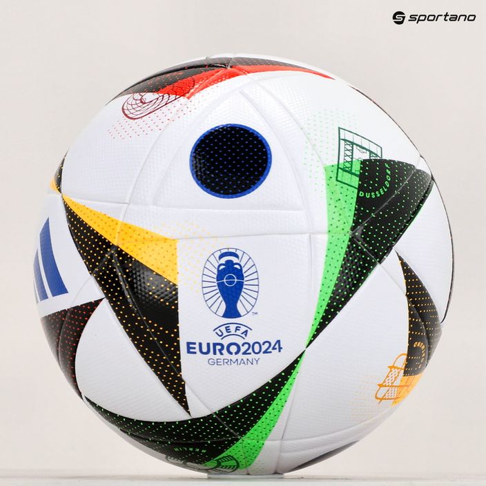 Fotbalový míč adidas Fussballliebe 2024 League Box white/black/glow blue velikost 5 8
