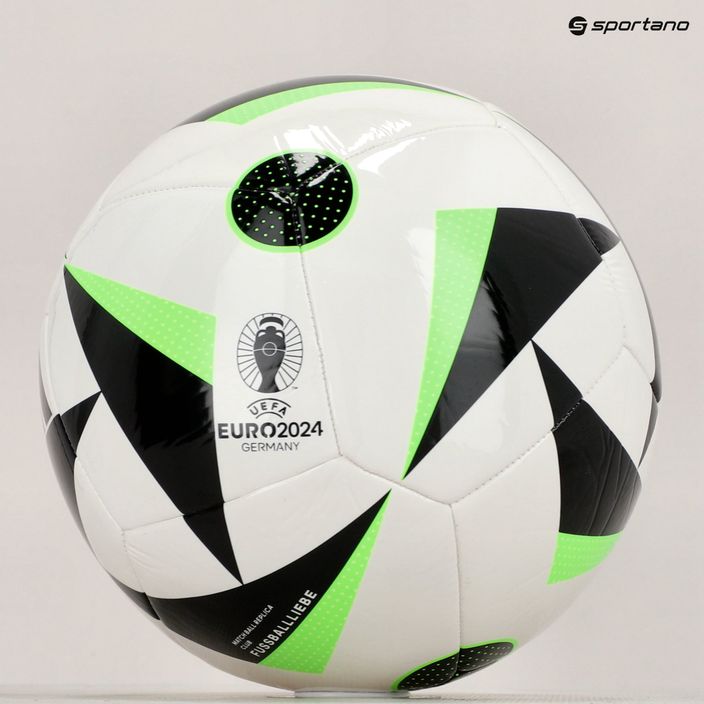 Fotbalový míč  adidas Fussballiebe Club white/black/solar green velikost 5 6