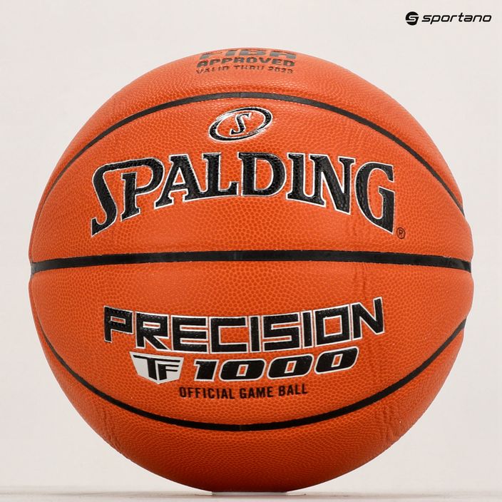 Spalding TF-1000 Precision Logo FIBA oranžový basketbalový míč 76965Z 5