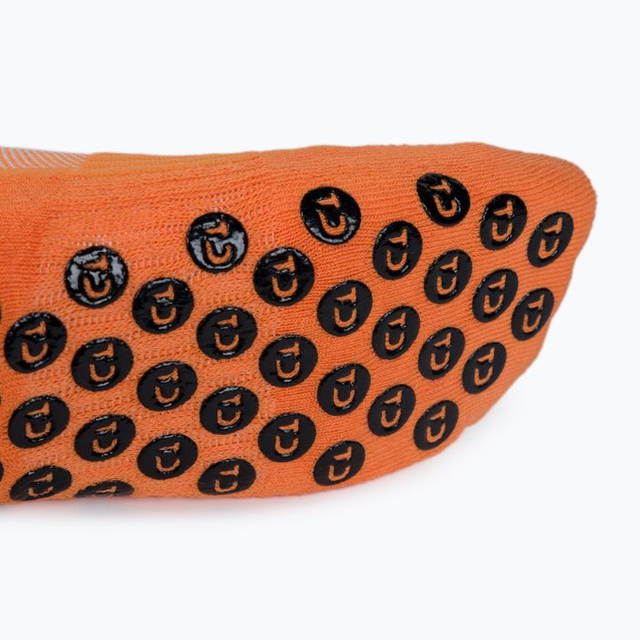 Fotbalové ponožky Tapedesign protiskluzové oranžové 4