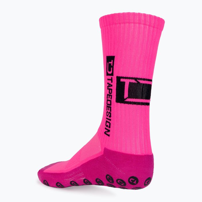 Tapedesign protiskluzové fotbalové ponožky růžové TAPEDESIGNNEONRICH 4
