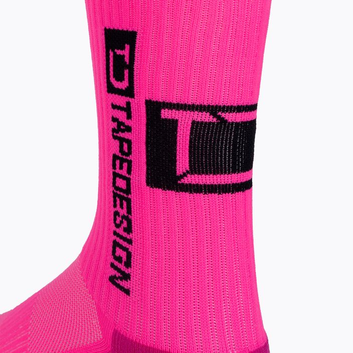 Tapedesign protiskluzové fotbalové ponožky růžové TAPEDESIGNNEONRICH 5
