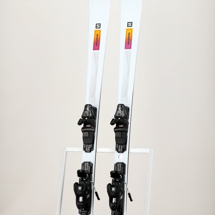 Dámské sjezdové lyže Salomon S/Max N°4 XT + M10 GW L8 white/neon turmeric/prune 10