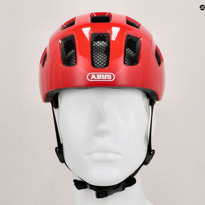 Dětská cyklistická helma  ABUS Youn-I 2.0 blaze red 9