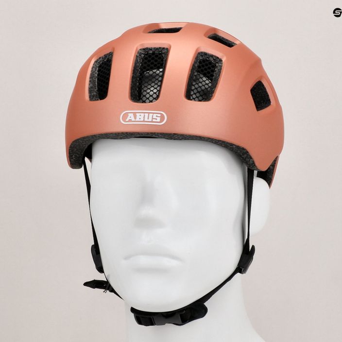 Dětská cyklistická helma  ABUS Youn-I 2.0 rose gold 13