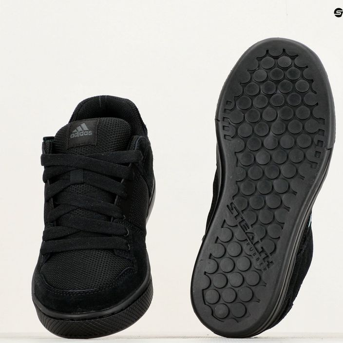 Dámská cyklistická obuv adidas FIVE TEN Freerider core black/acid mint/core black na platformě 13