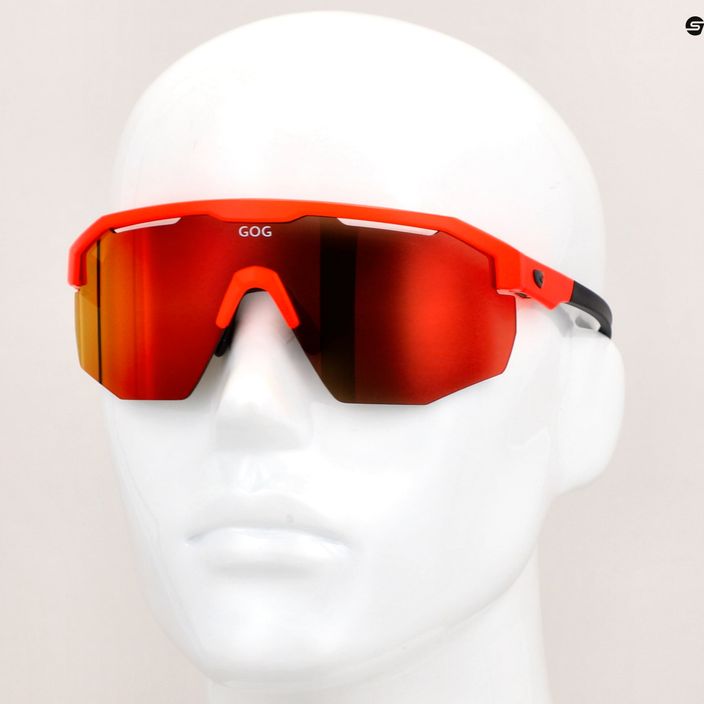 Sluneční brýle  GOG Argo matt neon orange/black/polychromatic red 12