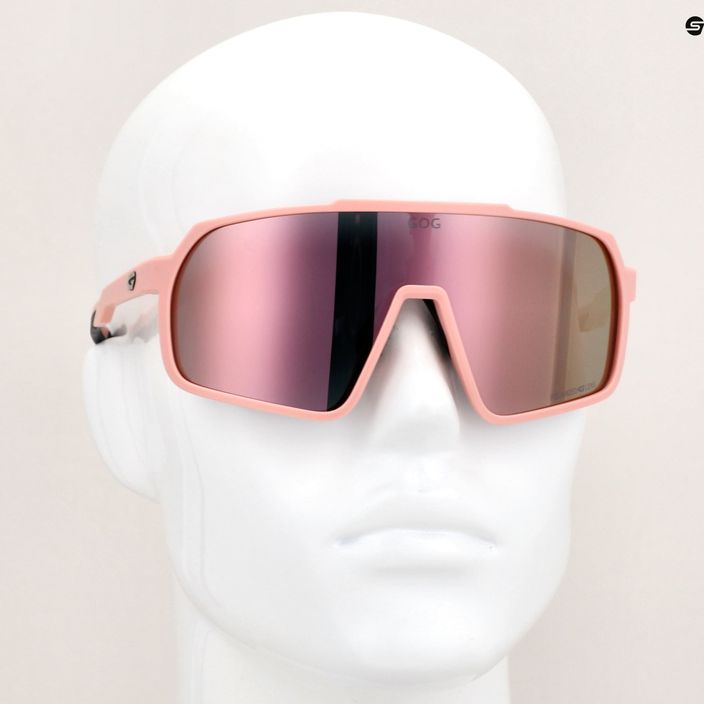 Sluneční brýle  GOG Okeanos matt dusty pink/black/polychromatic pink 10