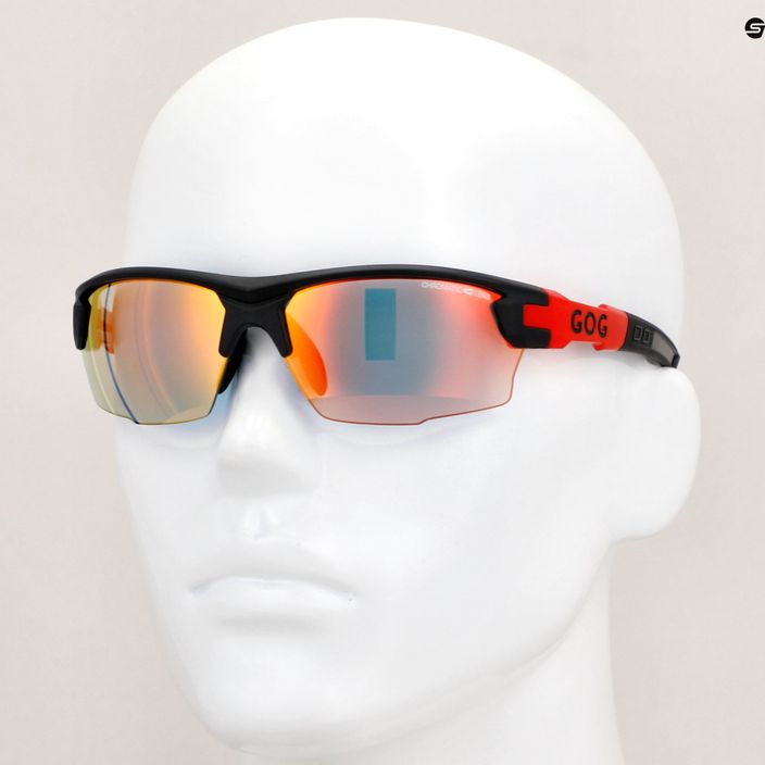 Sluneční brýle  GOG Steno C matt black/red/polychromatic red 11