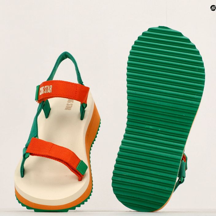 Dámské sandály BIG STAR  NN274A053 green/orange 9