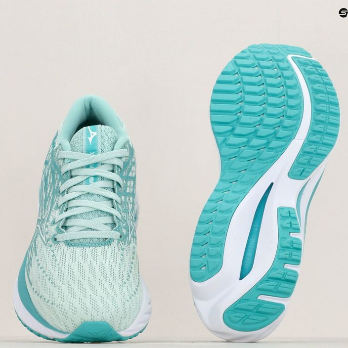Dámské běžecké boty Mizuno Wave Inspire 20 eggshell blue/white/blue turquoise 11